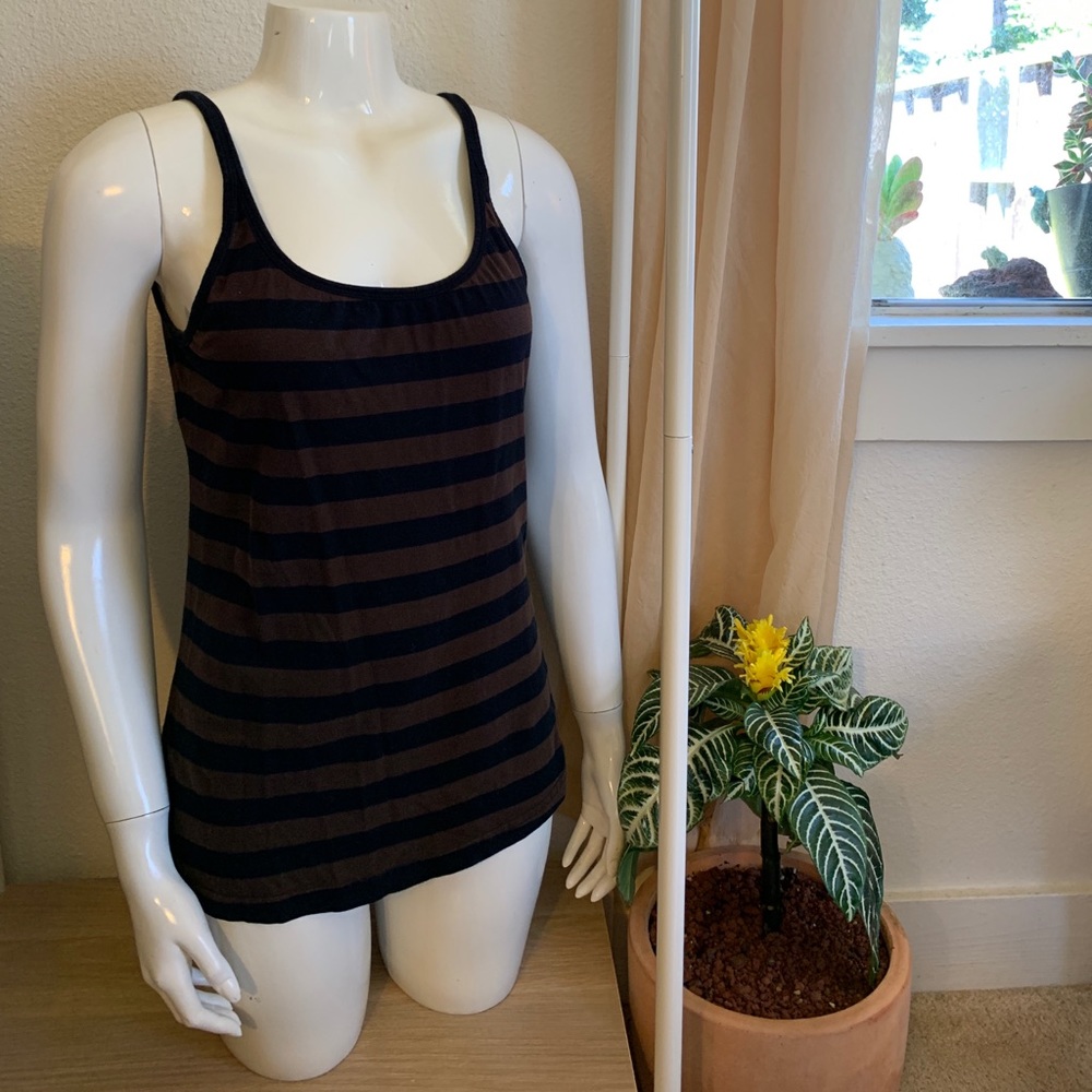 🍂♟h&m stripe tank top♟🍂